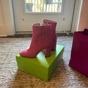 Sam Edelman Pink Suede Boots